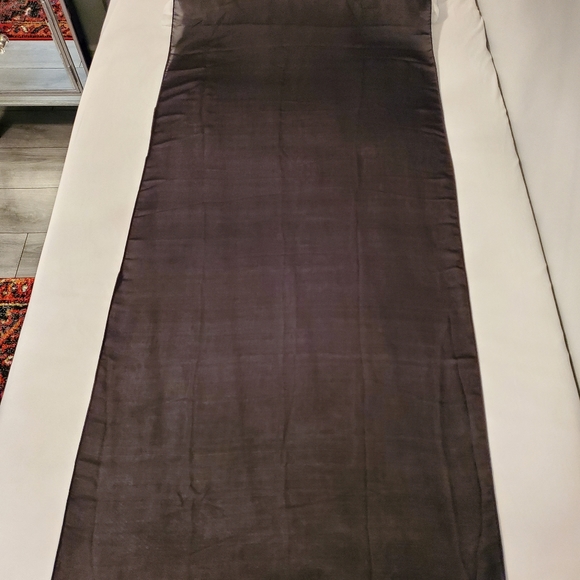 Selling Beautiful Black & Gold Modest Abaya/Kaftan/Dress w/ Matching Hijab/Scarf - Picture 9 of 10